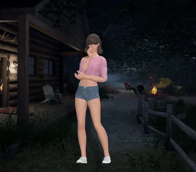 Tiffany Cox Desktop Mate model preview uploaded on Nexus Mods.
