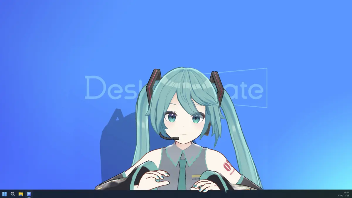 Desktop Mate Miku DLC: Bring Hatsune Miku to Your Desktop